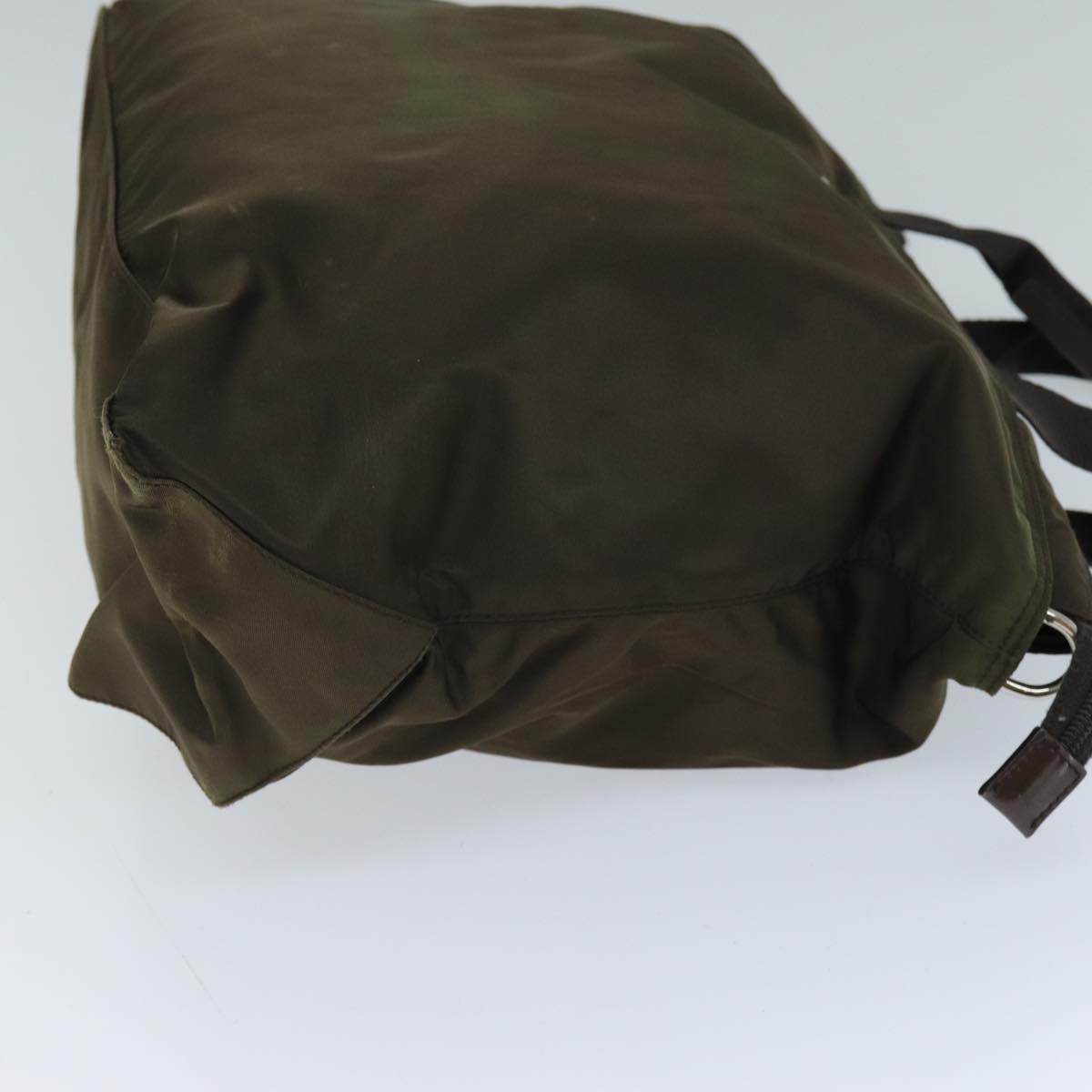 PRADA Hand Bag Nylon 2way Brown Auth ac2959