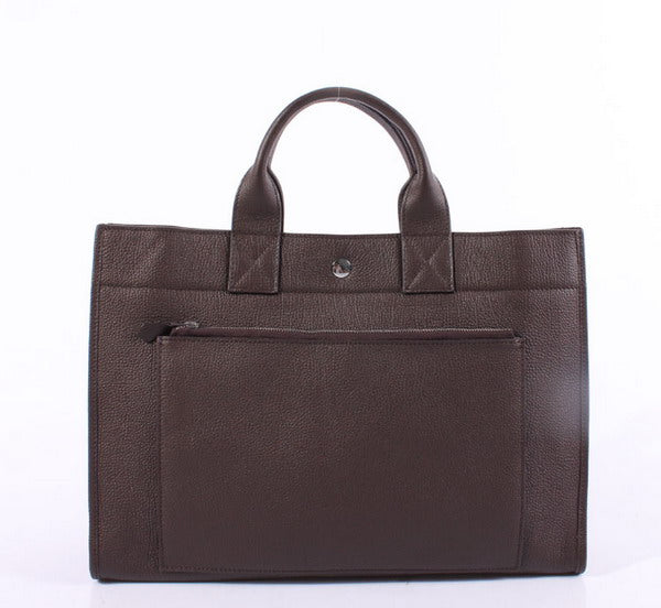 Luxury Hermes Briefcases 6008 Unisex Briefcase Cow Leather Bag