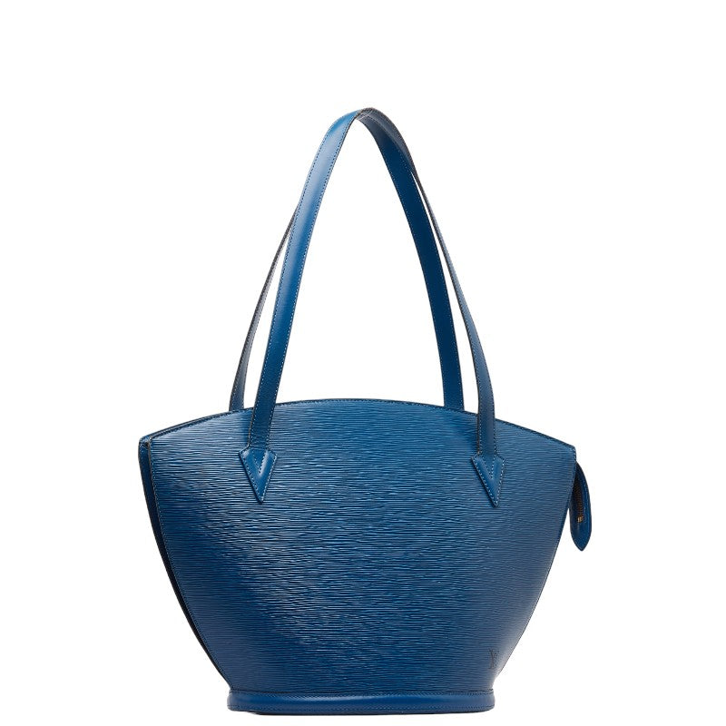 Louis Vuitton Epi Sandjack ping Bag M52265 Tread Blue Leather Louis Vuitton