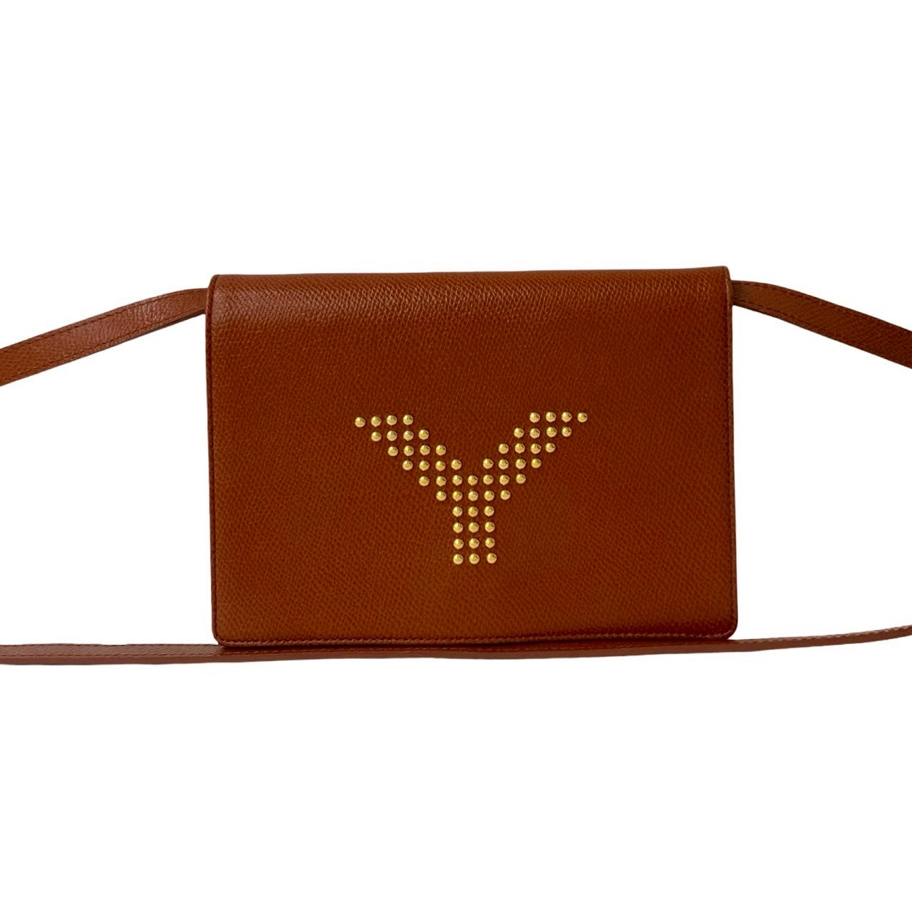 Saint Laurent Logo Leather Shoulder Bag