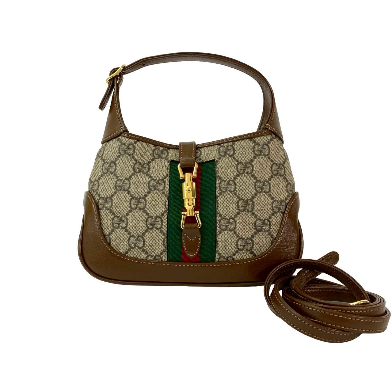 Gucci Jackie 1961 GG Supreme Leather 2way Handbag