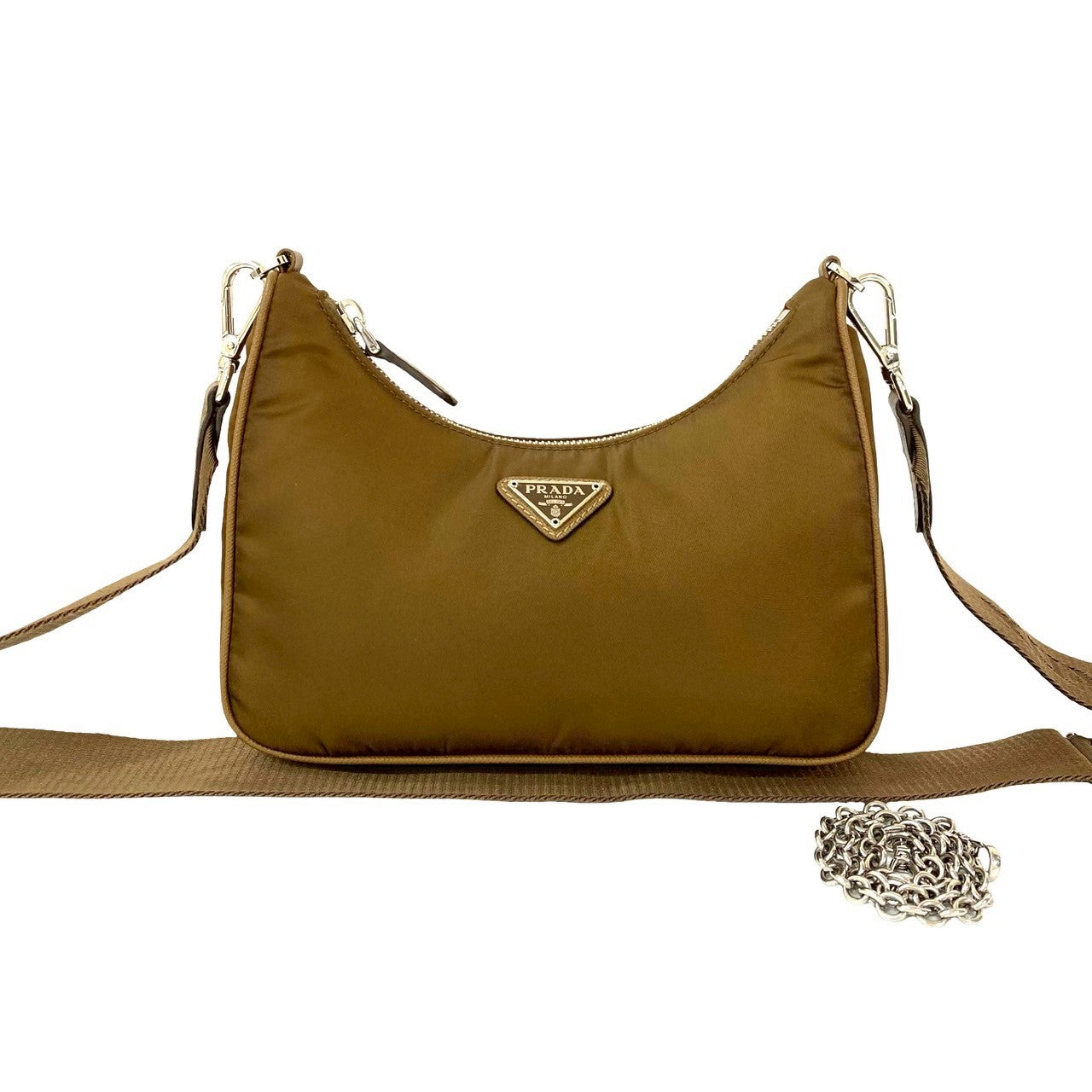 Prada Nylon Saffiano 2way Shoulder Bag
