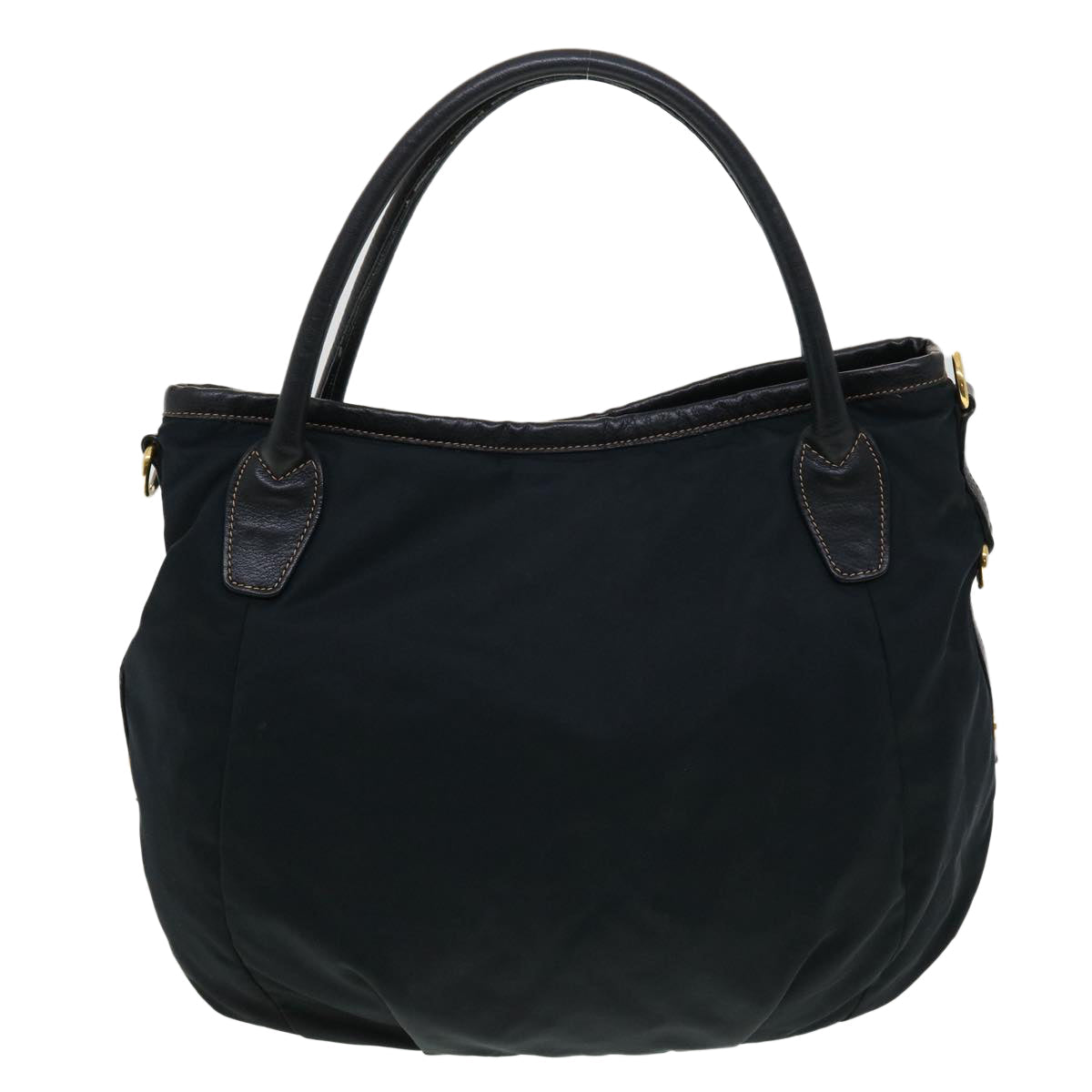 Prada Hand Bag Nylon 2way Black