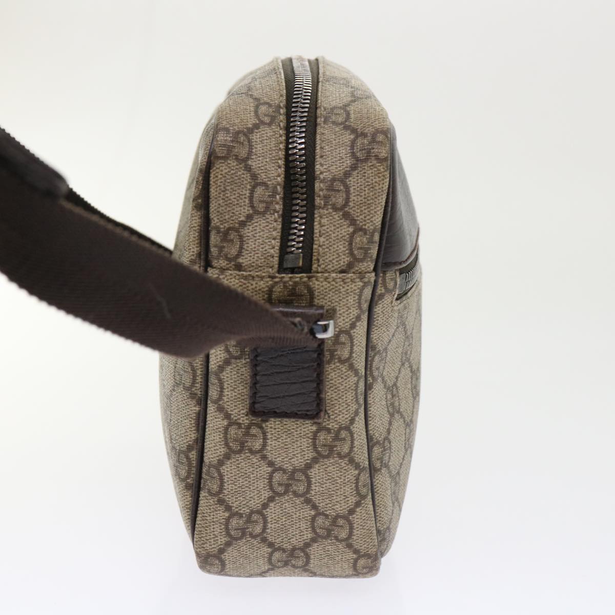 Gucci Leather Canvas Shoulder Bag