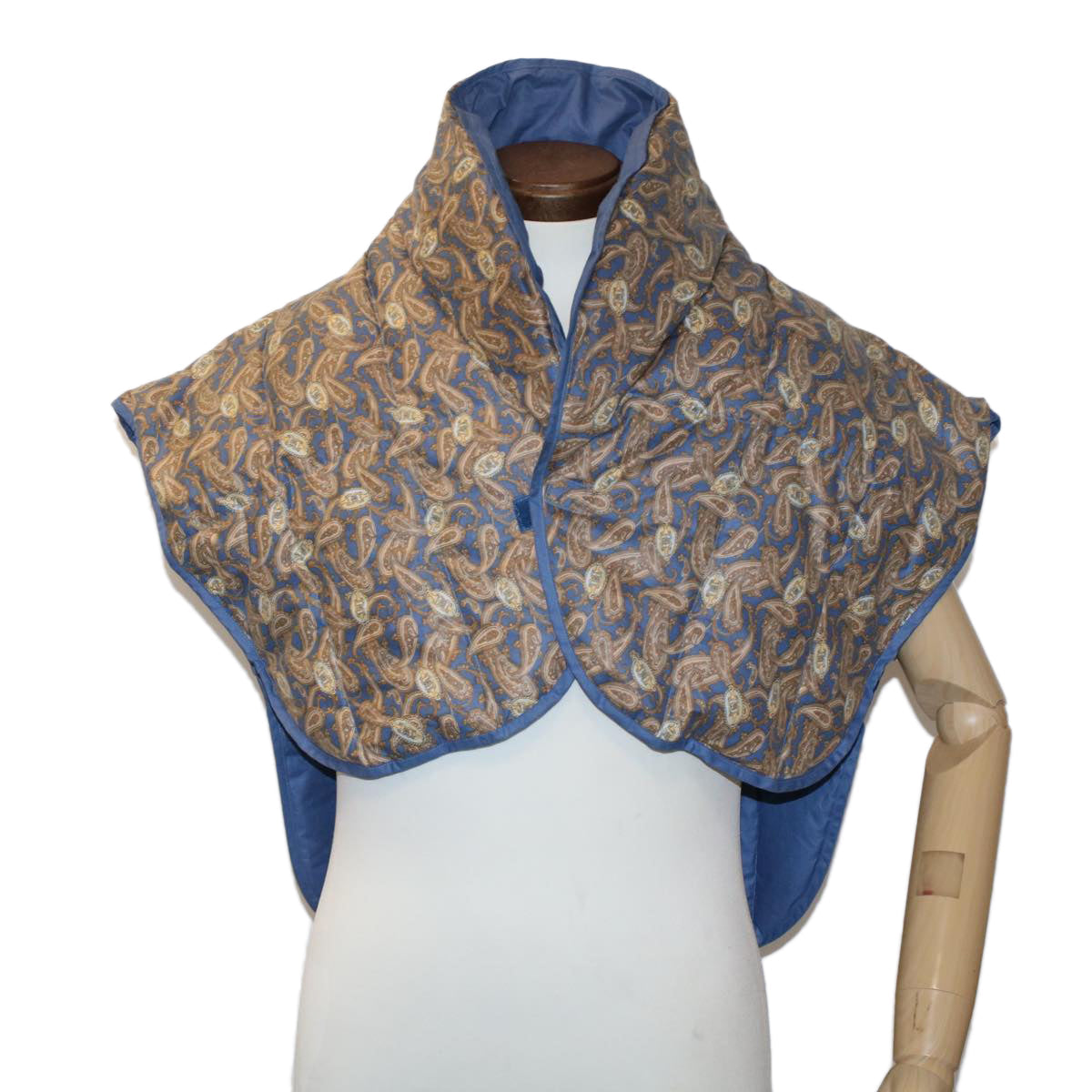 Luxury CELINE Paisley Shoulder Jacket Cotton 2Set Red Blue am4784