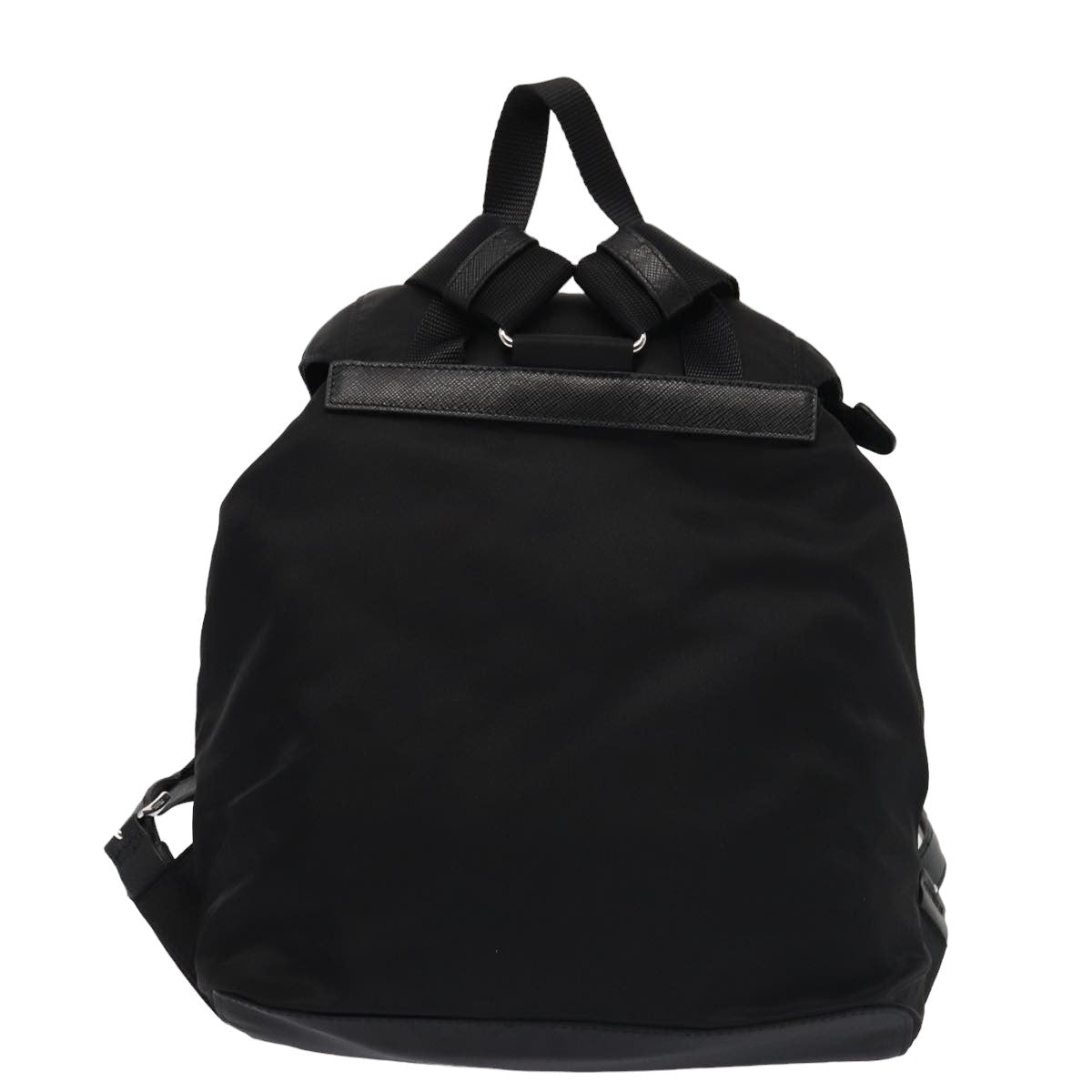 PRADA Backpack Nylon Black Auth