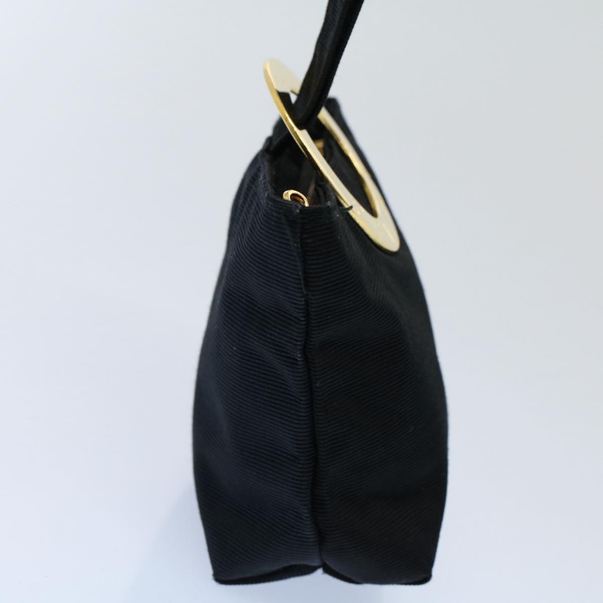 Luxury CELINE Circle Pouch Nylon Black ar10146B