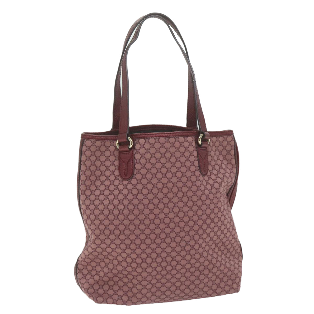 Luxury CELINE Macadam Canvas Tote Bag Pink ar11149B