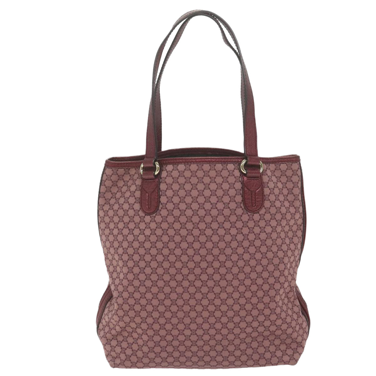 Luxury CELINE Macadam Canvas Tote Bag Pink ar11149B