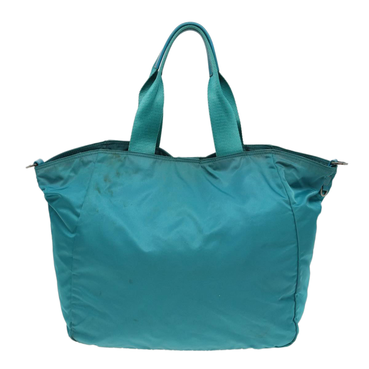 PRADA Hand Bag Nylon 2way Blue Auth ar12004