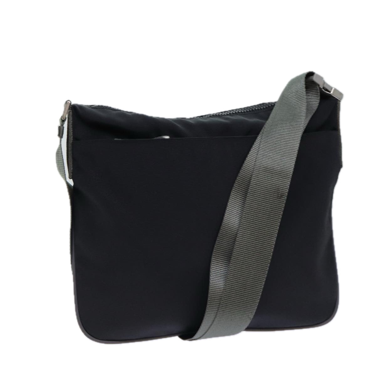 PRADA Shoulder Bag Nylon Black Auth
