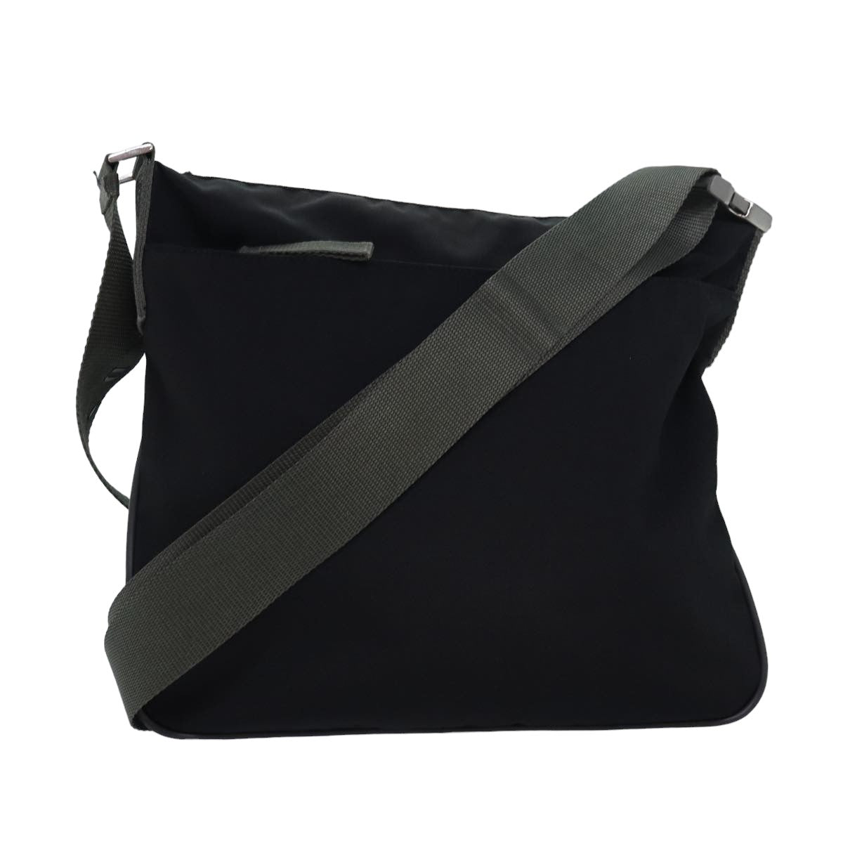 PRADA Shoulder Bag Nylon Black Auth