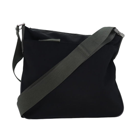 PRADA Shoulder Bag Nylon Black Auth