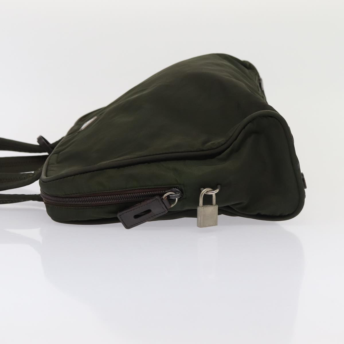 PRADA Tote Bag Nylon Khaki Auth