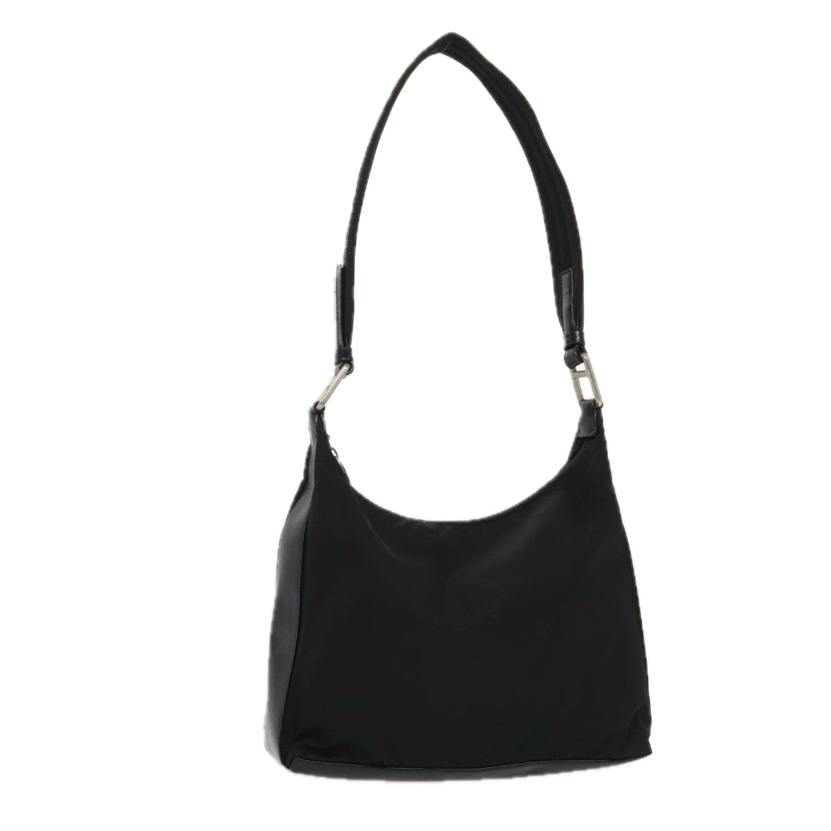 PRADA Shoulder Bag Nylon Black Auth