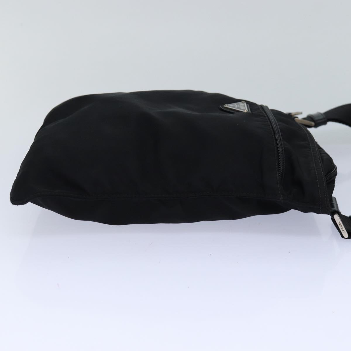 PRADA Shoulder Bag Nylon Black Auth