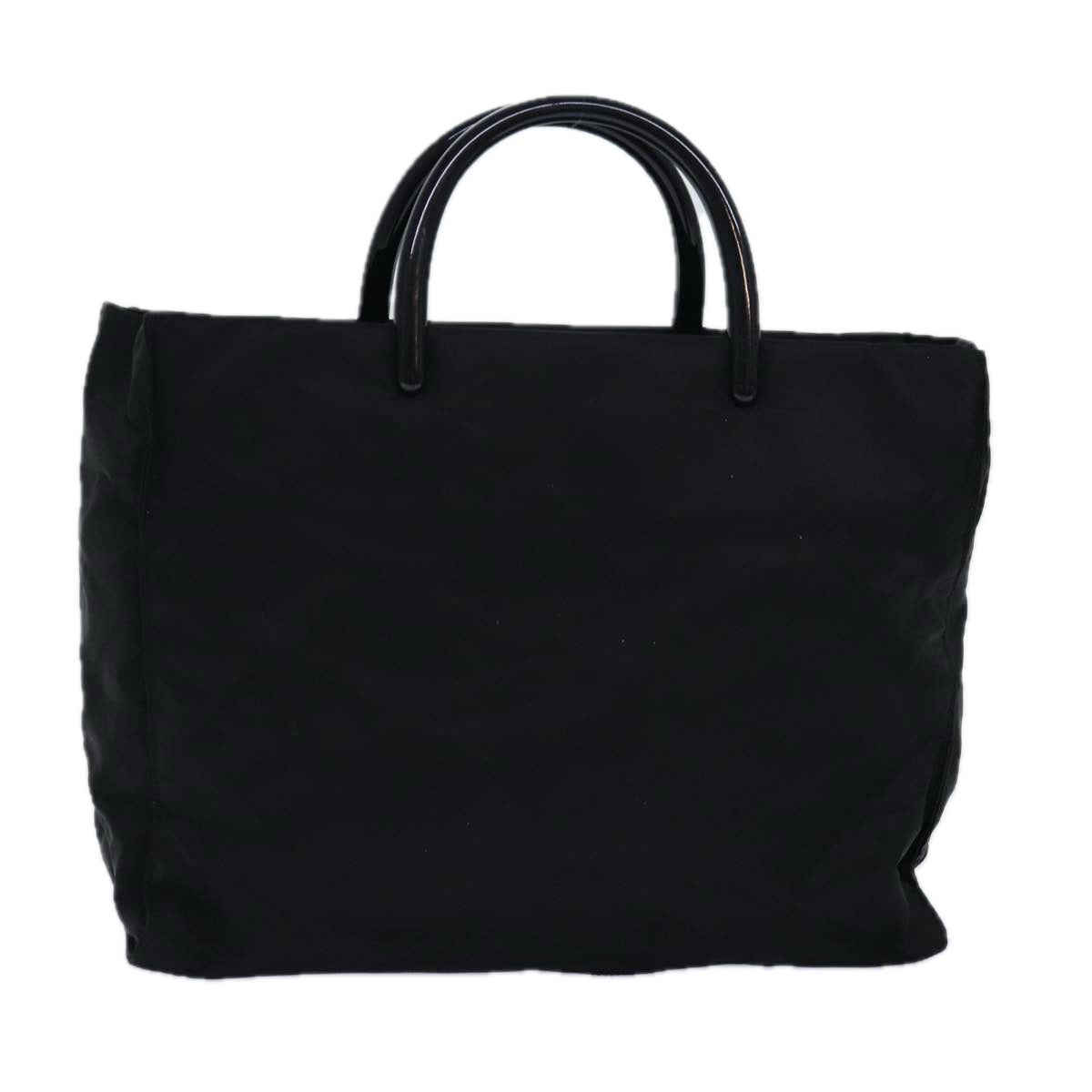 PRADA Hand Bag Nylon Black Auth