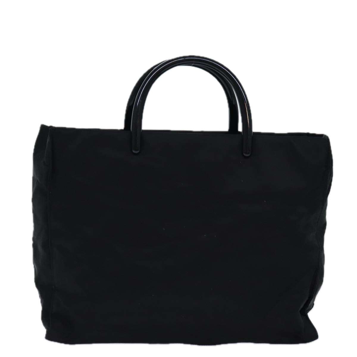 PRADA Hand Bag Nylon Black Auth