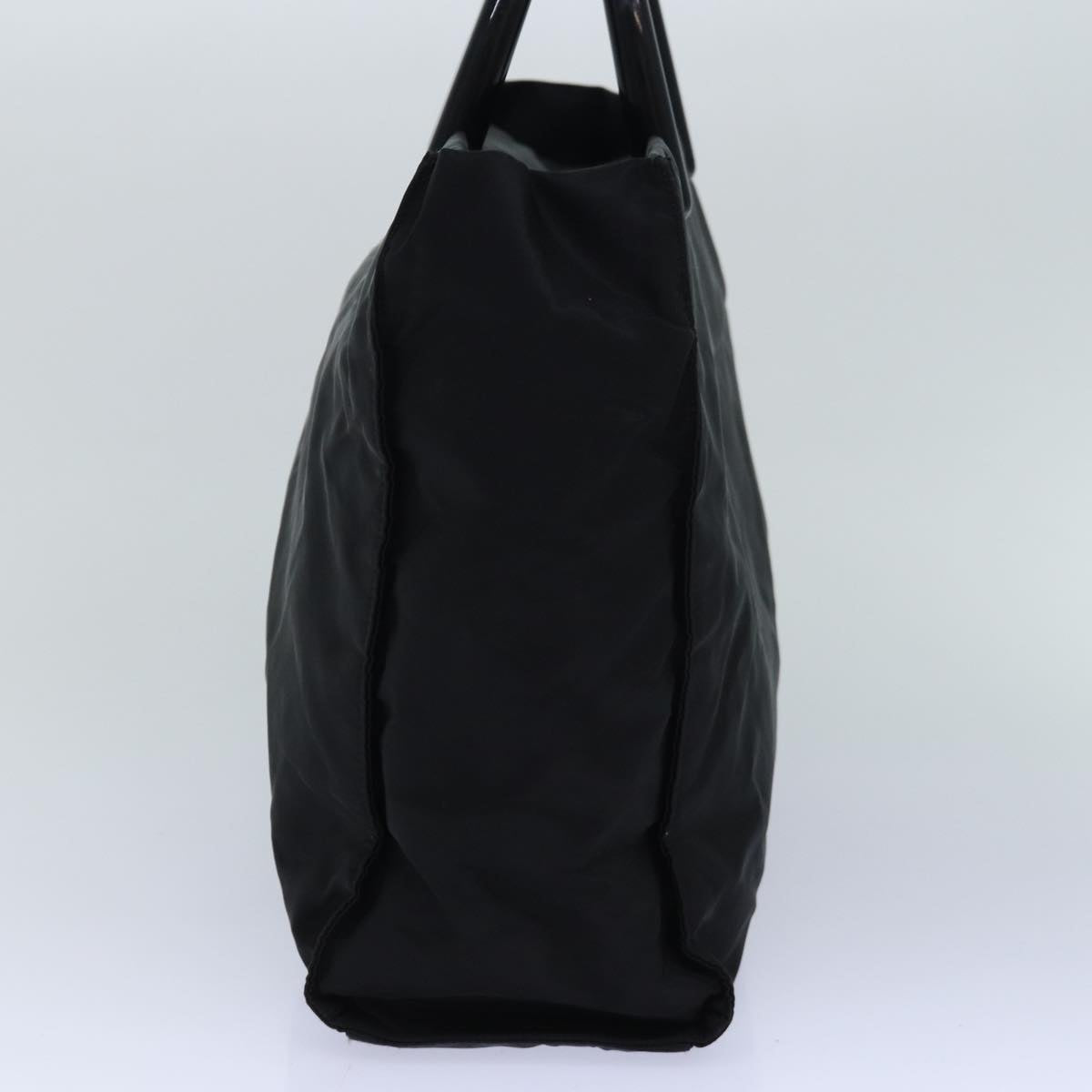 PRADA Hand Bag Nylon Black Auth