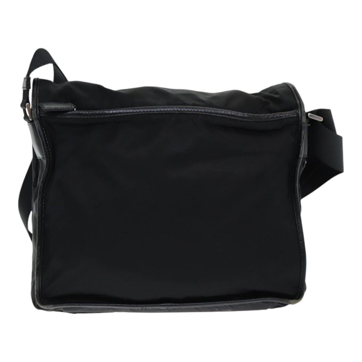 PRADA Shoulder Bag Nylon Black Auth