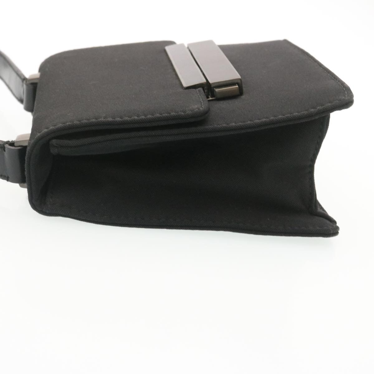 PRADA Shoulder Bag Nylon Black Auth