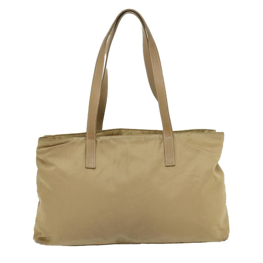 Prada Tote Bag Nylon Beige