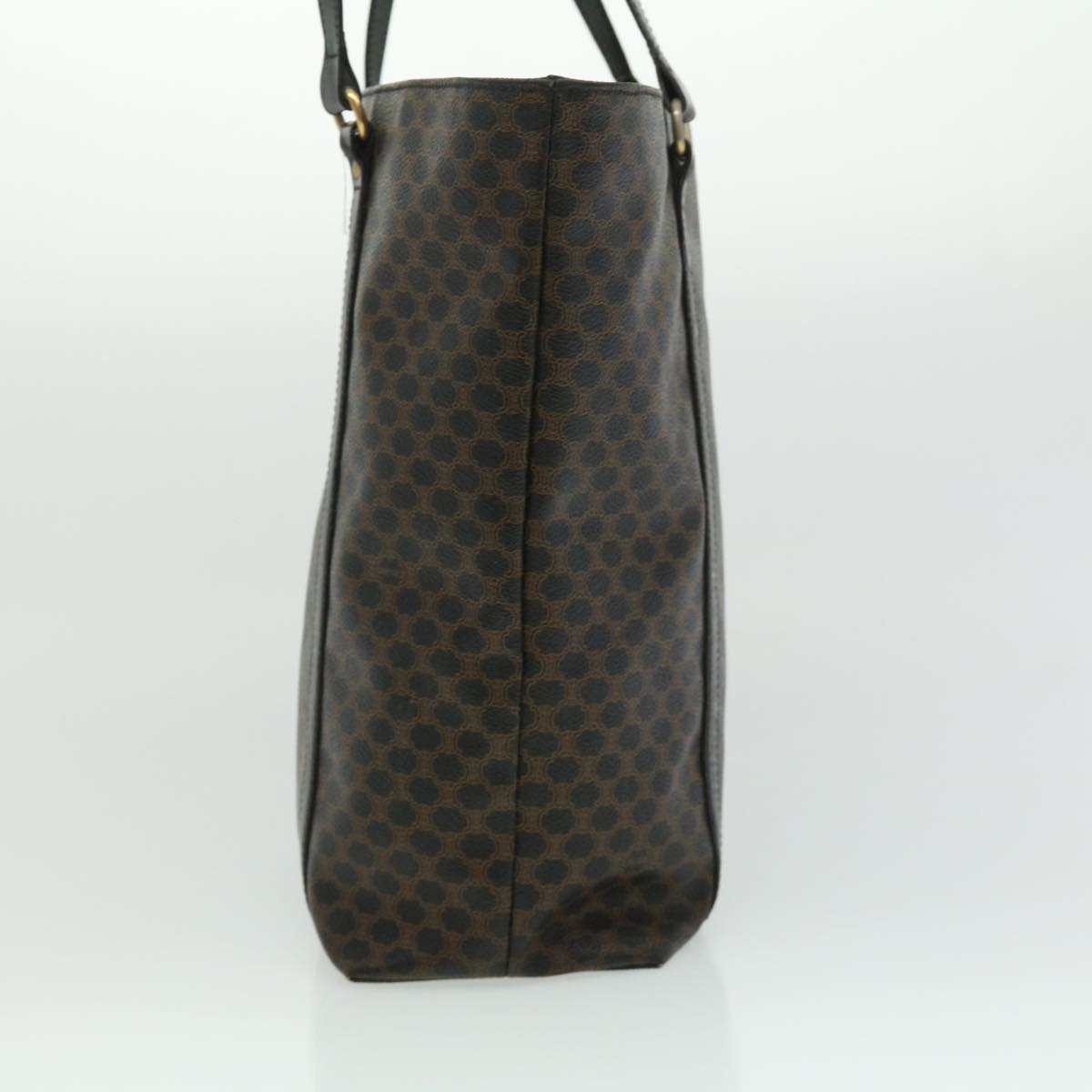 Luxury CELINE Macadam Canvas Tote Bag Black ar7450