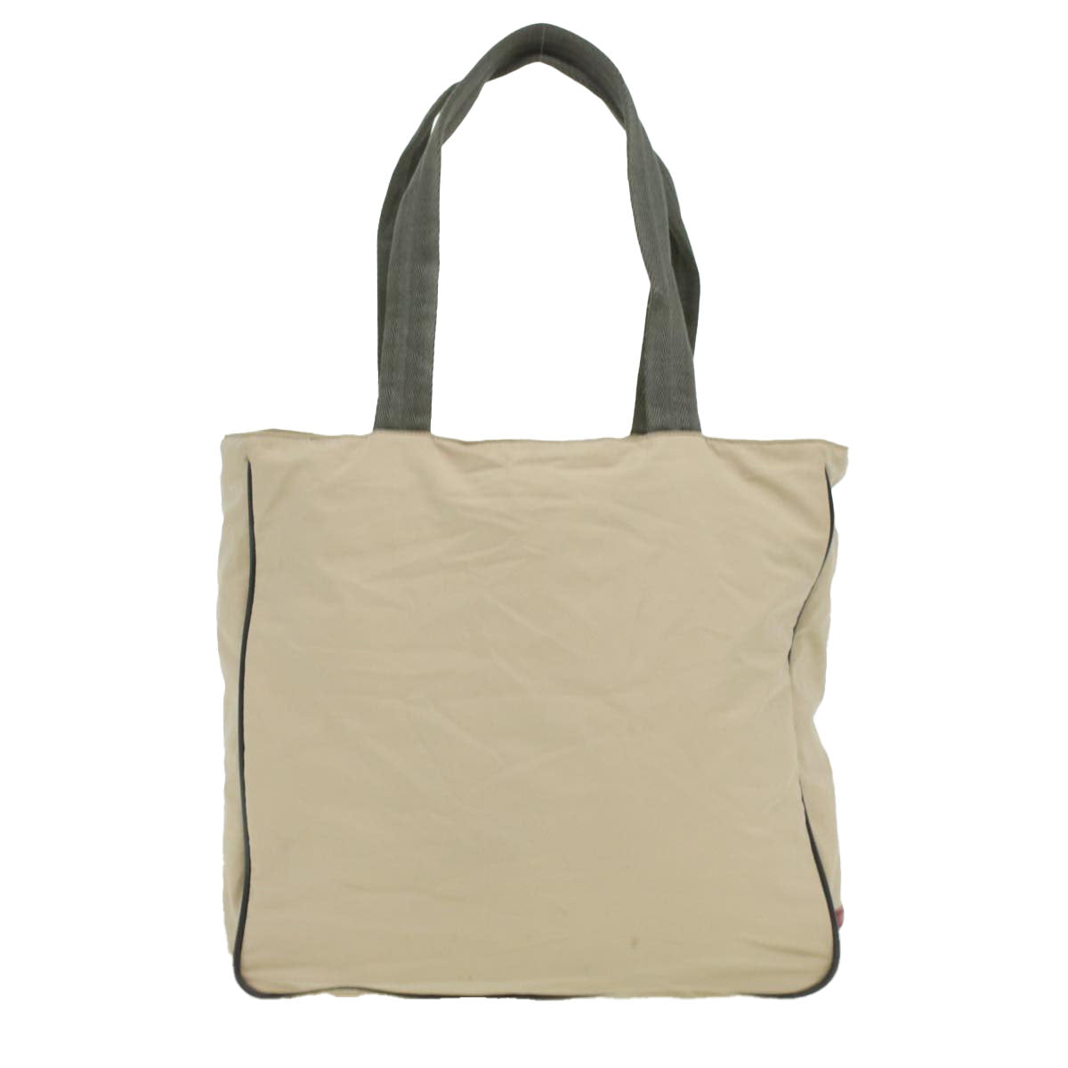 Prada Hand Bag Nylon Cream