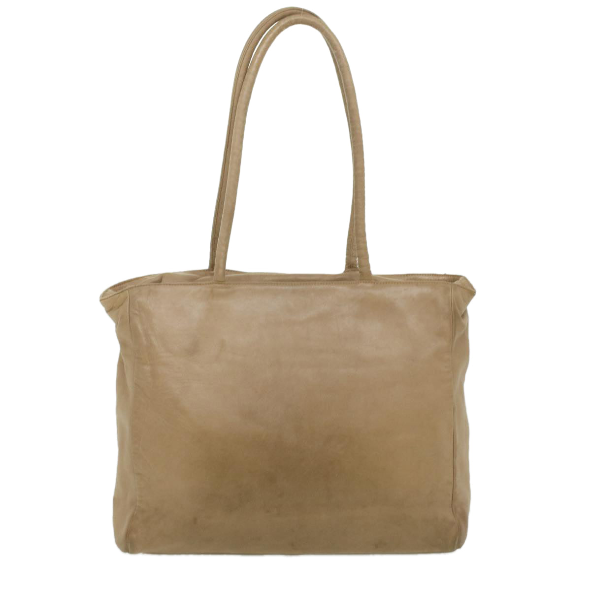 Prada Tote Bag Lamb Skin Beige