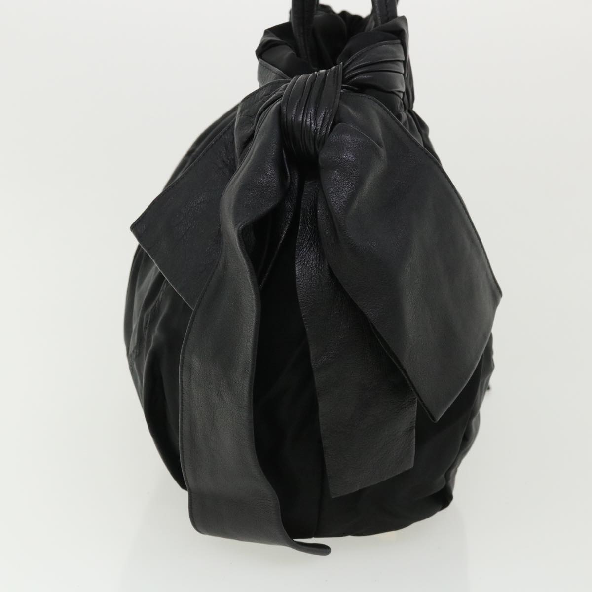 Prada Hand Bag Nylon 2way Black