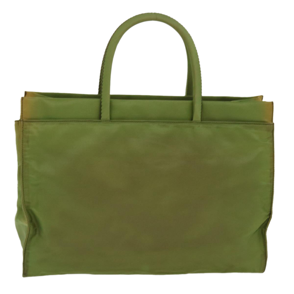 Prada Hand Bag Nylon Khaki
