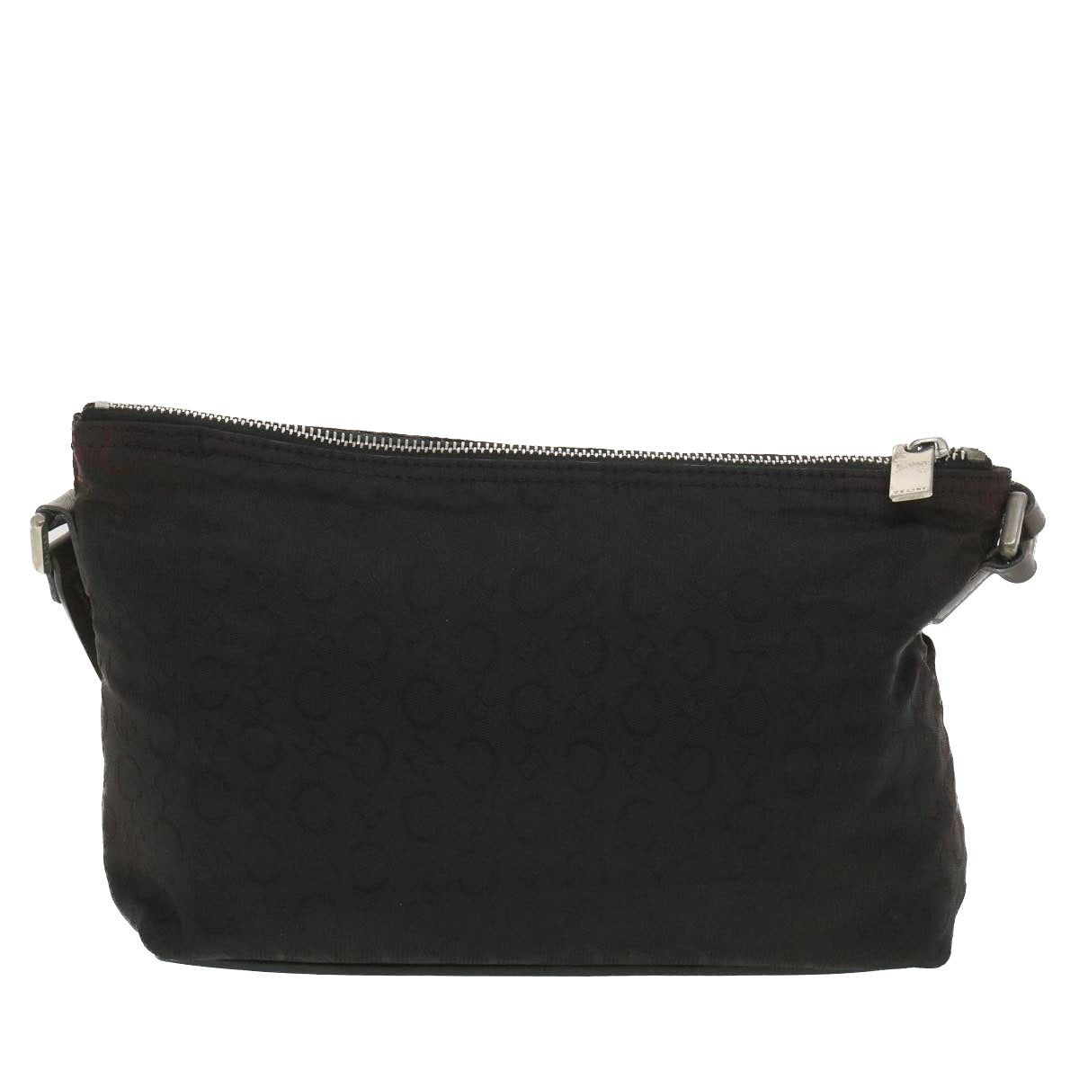 Luxury CELINE C Macadam Canvas Shoulder Bag Black ar9020