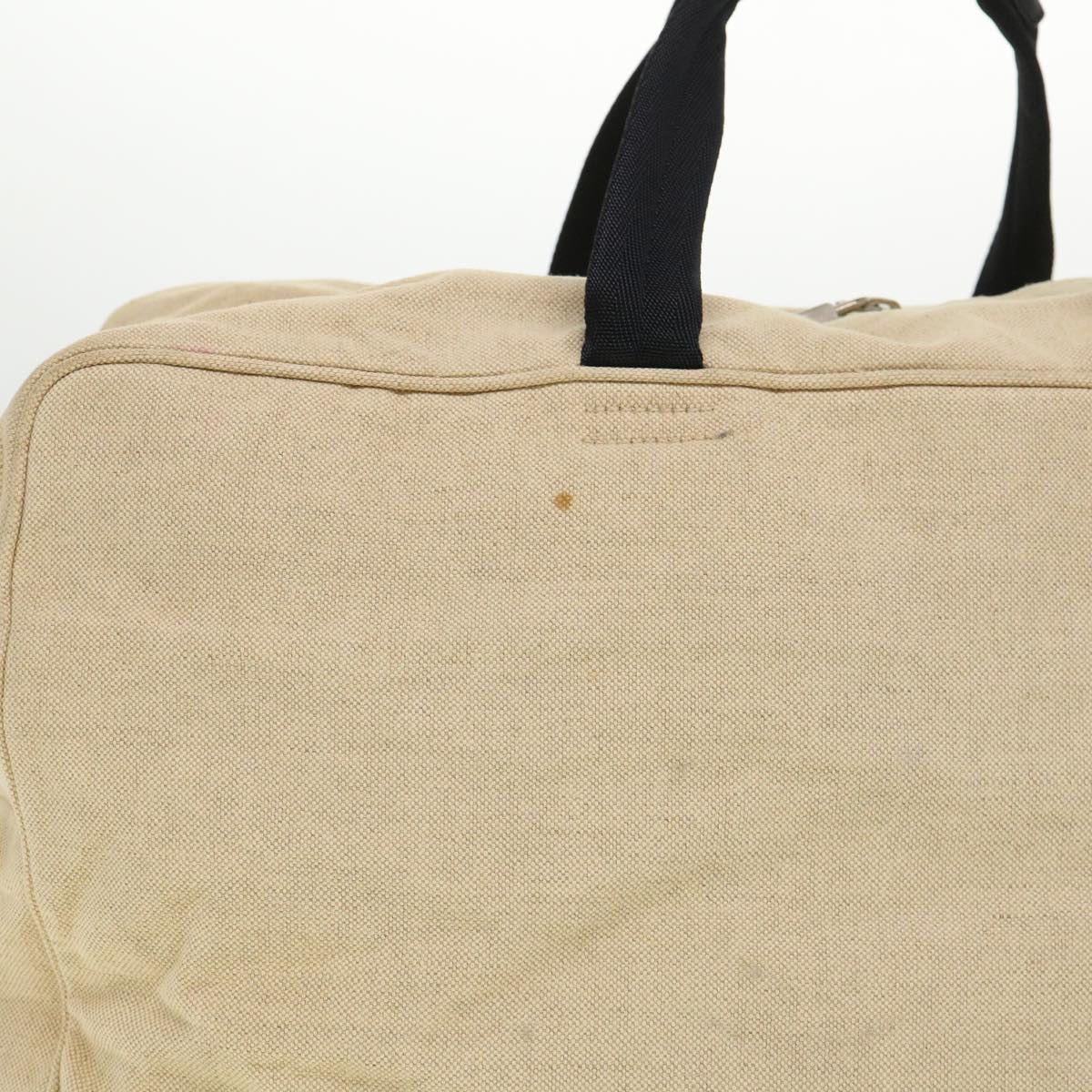 Prada Boston Bag Canvas 2way Beige