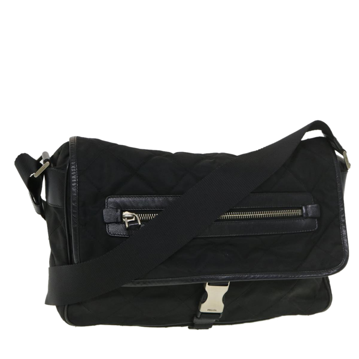 Prada Shoulder Bag Nylon Black