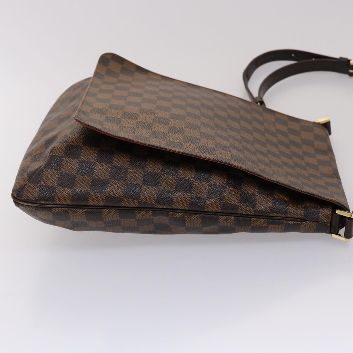 LOUIS VUITTON Damier Ebene Mtte Shoulder Bag N51302 LV Auth ar9711B