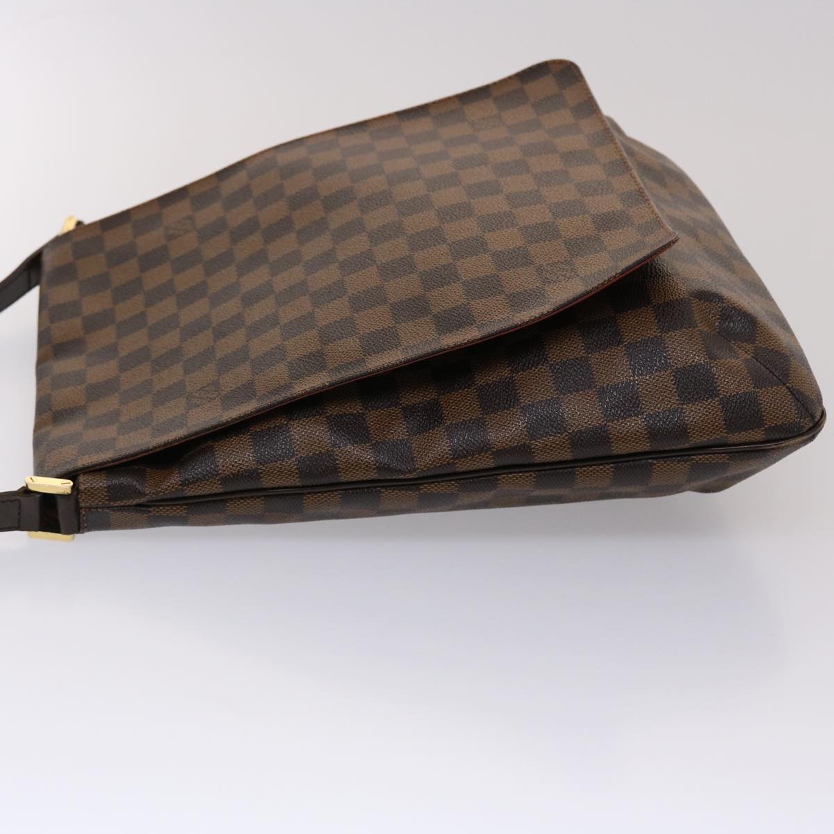 LOUIS VUITTON Damier Ebene Mtte Shoulder Bag N51302 LV Auth ar9711B