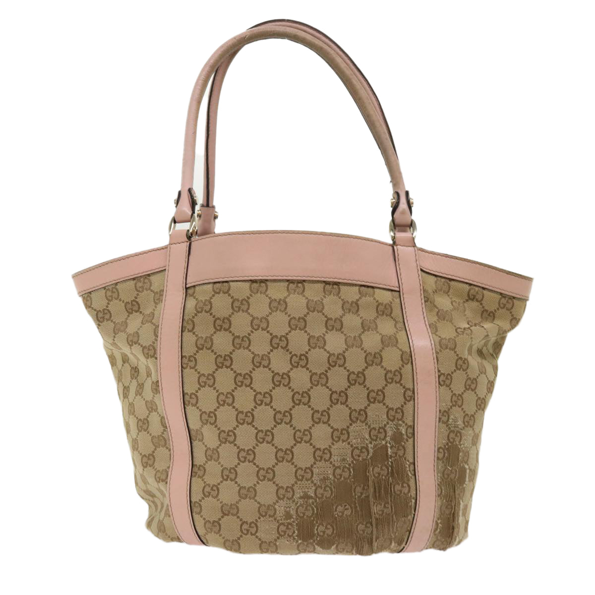 Gucci Leather Canvas Tote