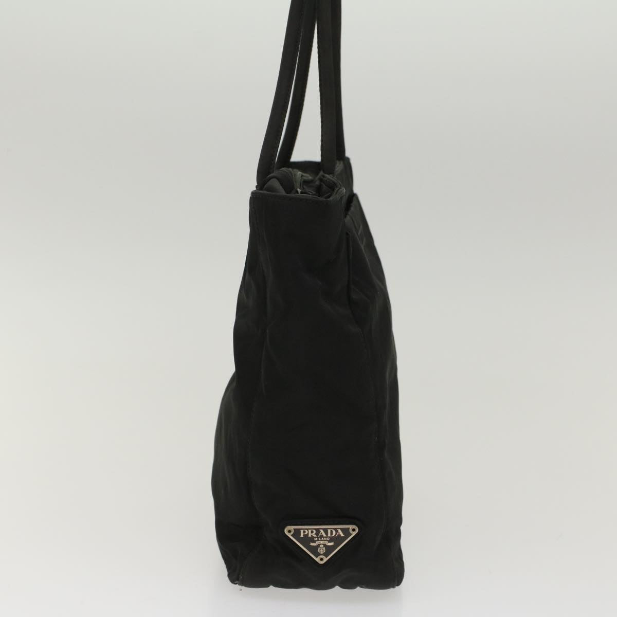 Prada Hand Bag Nylon Black