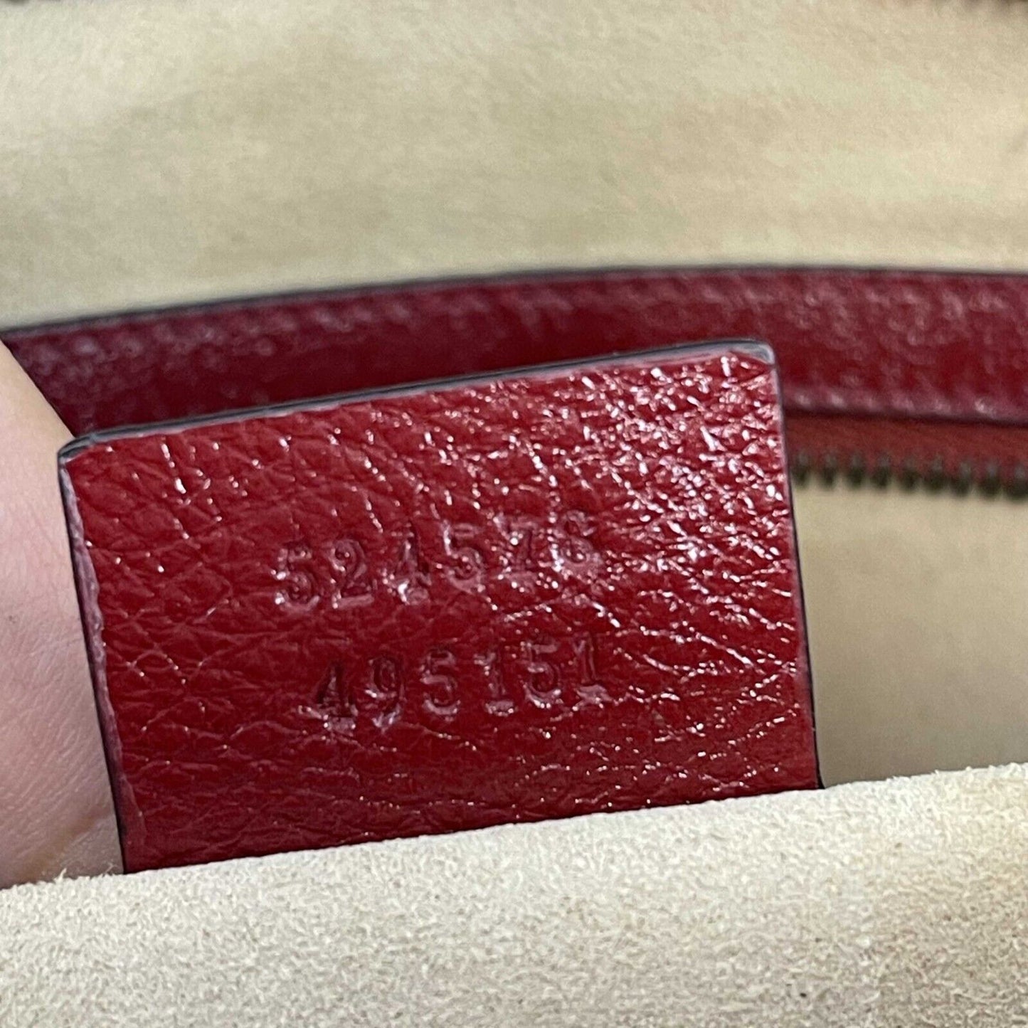 Gucci Lou Leather Top Handle Tote