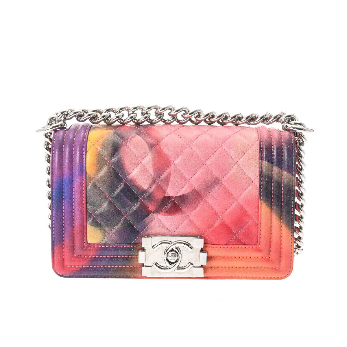 Chanel Boy Chainshoulder 7.9' Marble