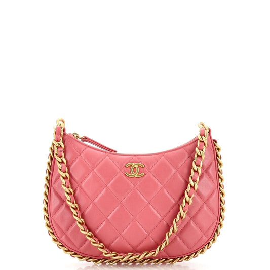 Chanel Cc Chain Around Hobo Quilted