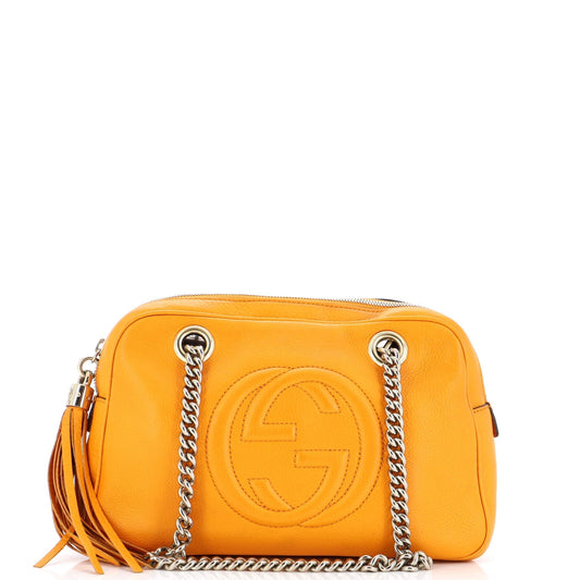 Gucci Chain Leather Shoulder Bag