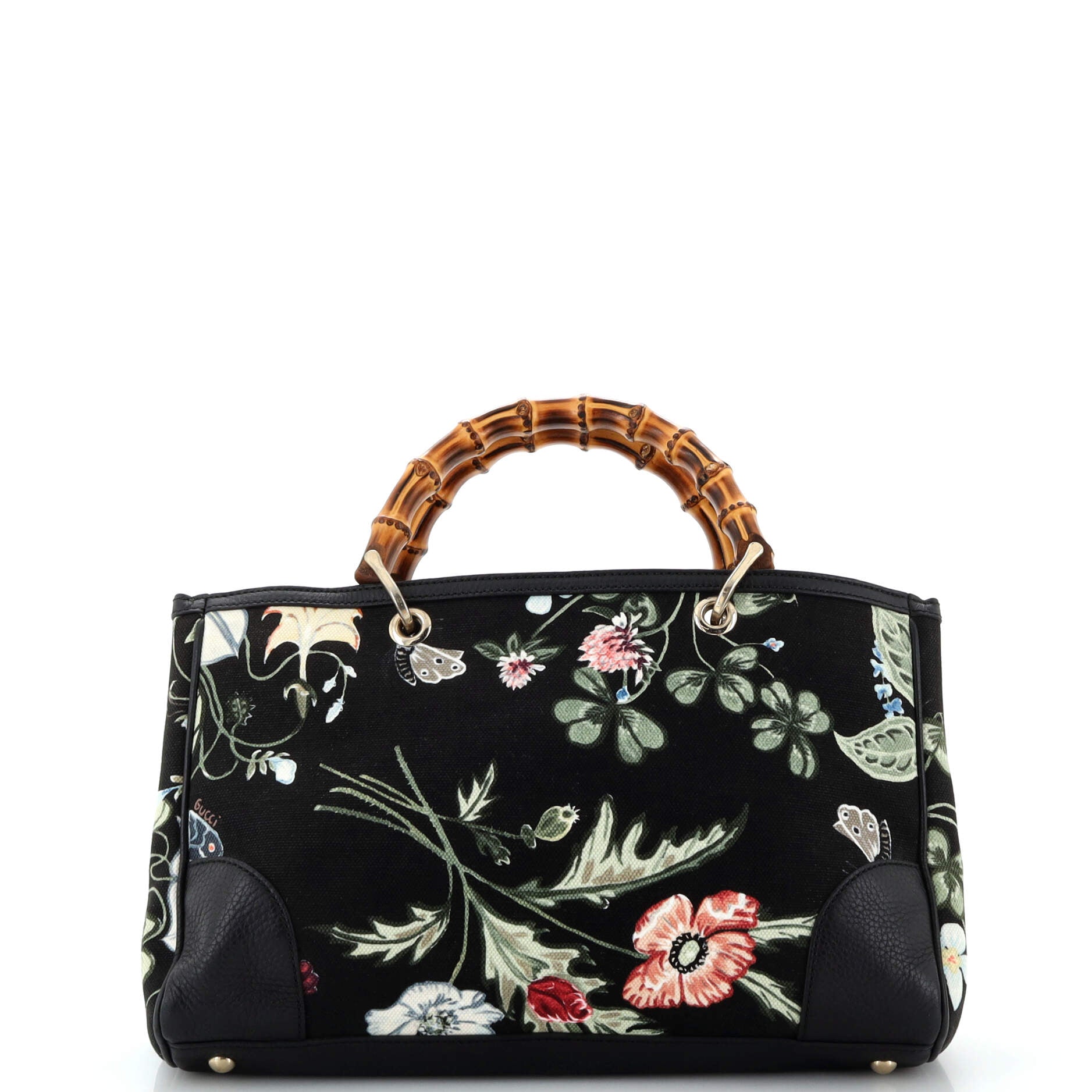 Gucci Canvas Top Handle Tote