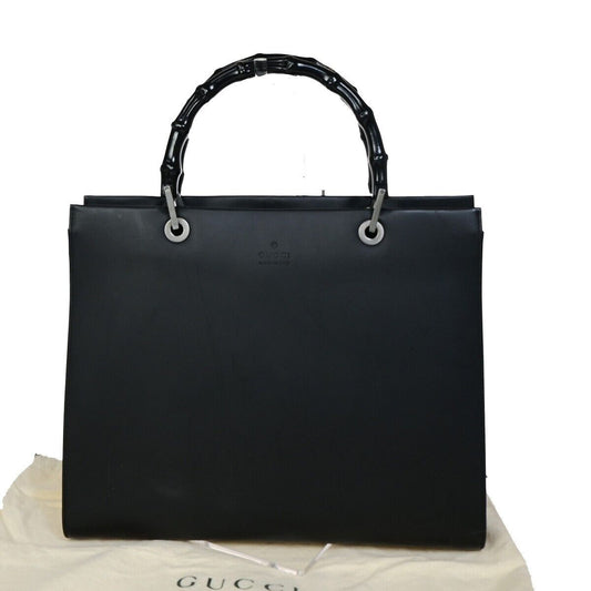 Gucci Twist Leather Top Handle Tote