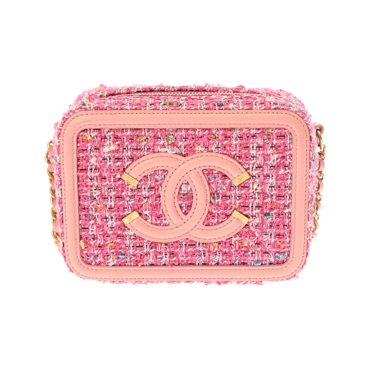 Chanel Cc Figley Mini Chainshoulder Pink
