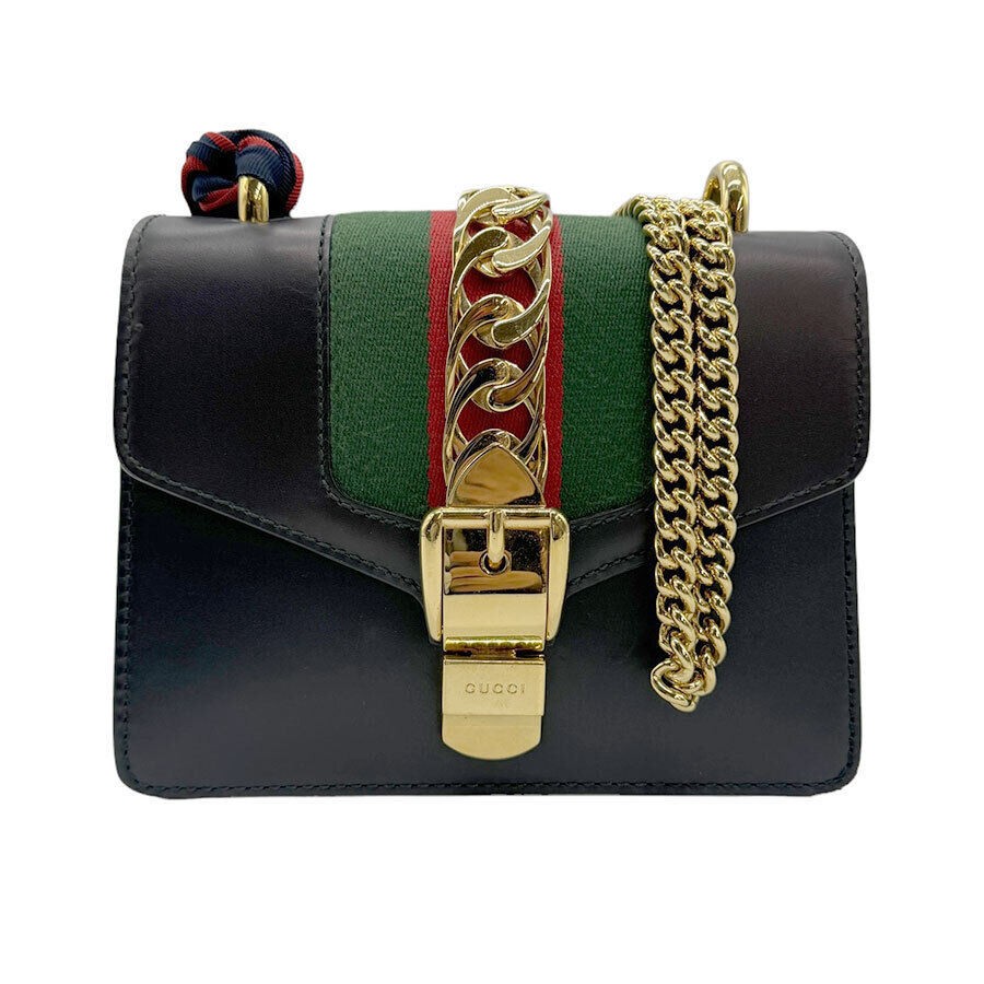 Gucci Leather Top Handle Shoulder Bag