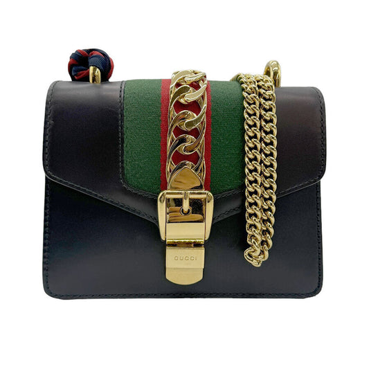 Gucci Leather Top Handle Shoulder Bag