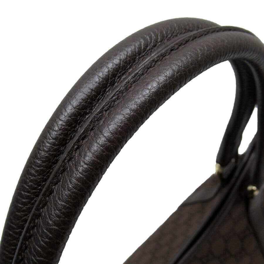 Gucci Monogram Nylon Leather Shoulder Bag