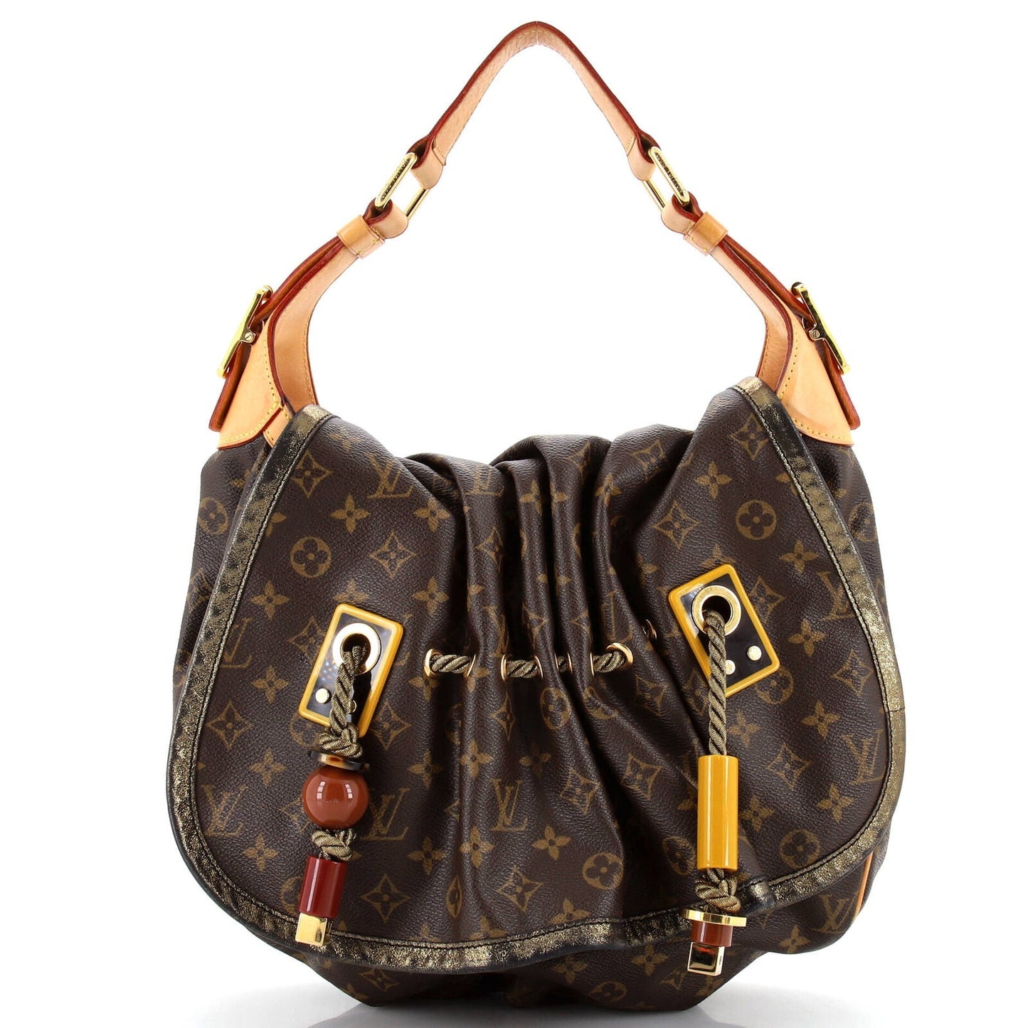 Louis Vuitton Kalahari Handbag Canvas Gm