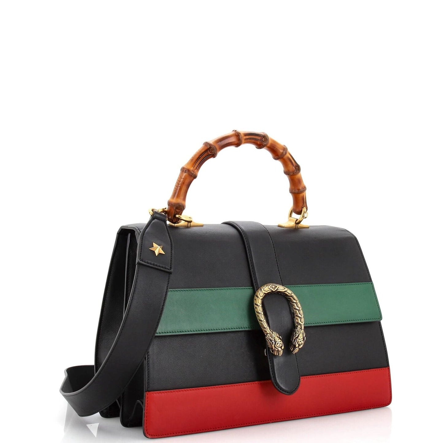 Gucci Leather Top Handle Handbag